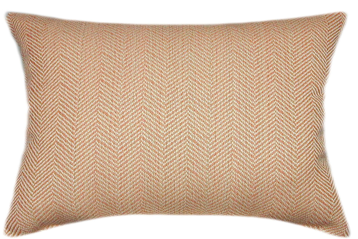 Sunbrella® Posh Coral Indoor/Outdoor Geometric Pillow