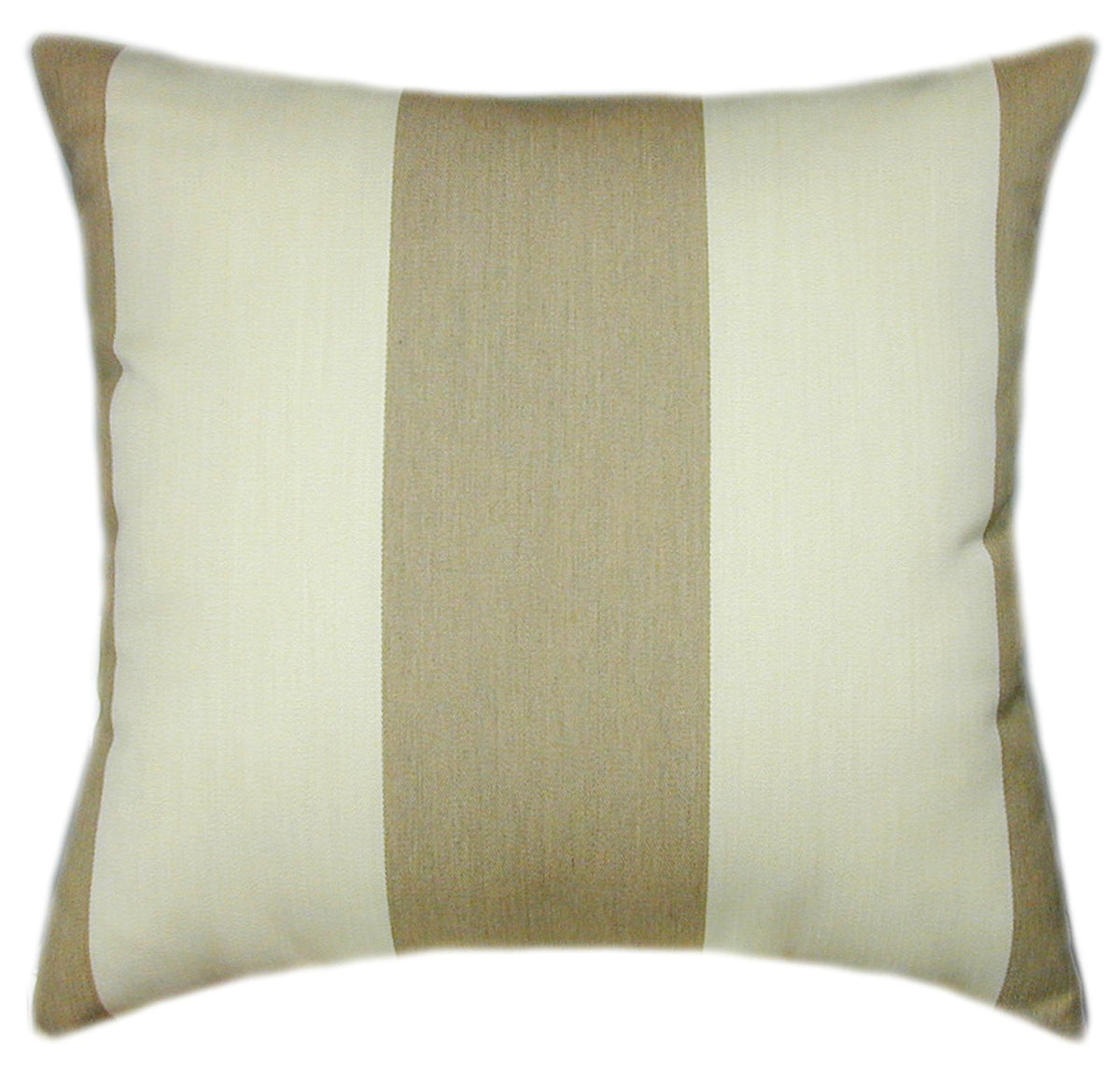 Sunbrella® Regency Sand II Indoor/Outdoor Striped Pillow