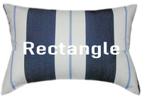 Sunbrella® Relate Harbor Indoor/Outdoor Striped Pillow