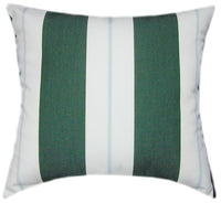 Sunbrella® Relate Ivy Indoor/Outdoor Striped Pillow