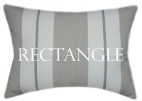 Sunbrella® Relate Linen II Indoor/Outdoor Striped Pillow
