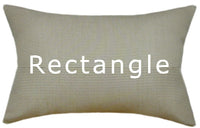 Sunbrella® Rib Taupe-Antique Beige Indoor/Outdoor Textured Solid Color Pillow