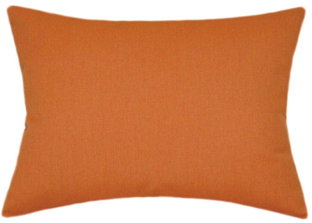 Sunbrella® Canvas Rust Indoor/Outdoor Solid Color Pillow