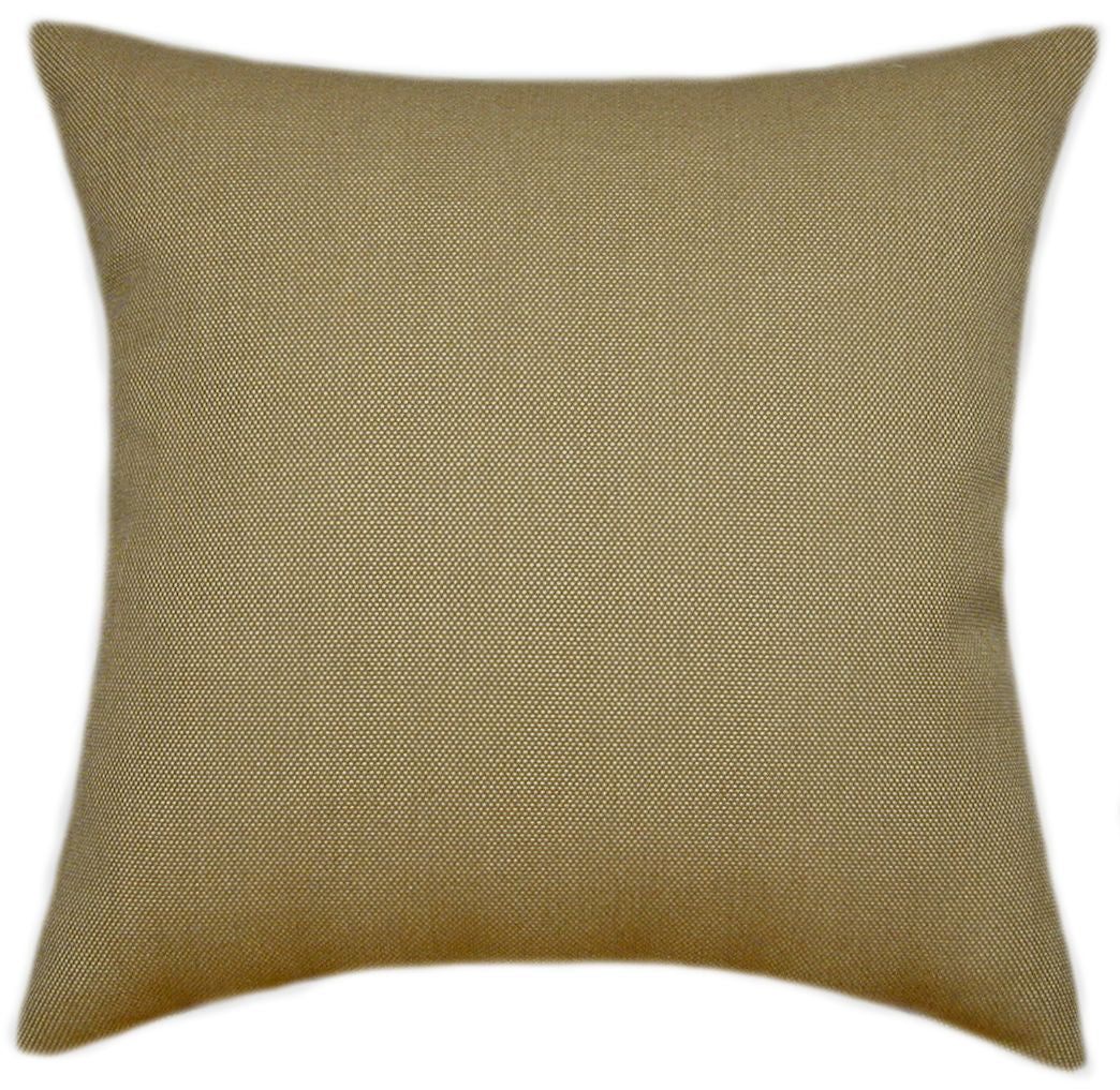 Sunbrella® Sailcloth Sisal Indoor/Outdoor Textured Solid Color Pillow