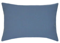 Sunbrella® Canvas Sapphire Blue Indoor/Outdoor Solid Color Pillow