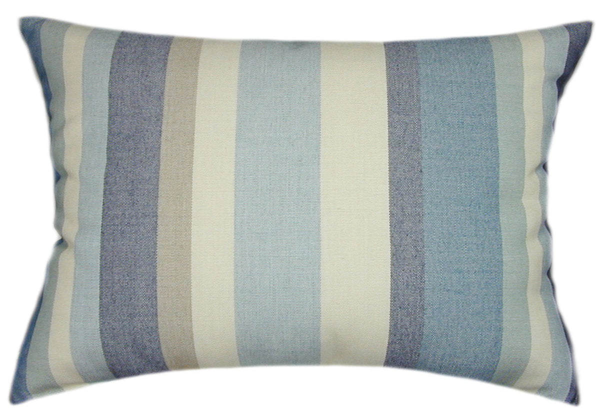 Sunbrella® Scope Cape Indoor/Outdoor Striped Pillow