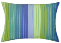 Sunbrella® Seville Seaside Indoor/Outdoor Striped Pillow