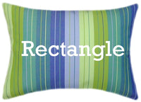 Sunbrella® Seville Seaside Indoor/Outdoor Striped Pillow