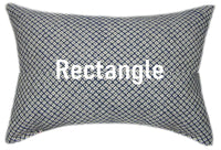 Sunbrella® Shibori Indigo Indoor/Outdoor Geometric Pillow