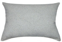 Sunbrella® Shibori Silver Indoor/Outdoor Geometric Pillow