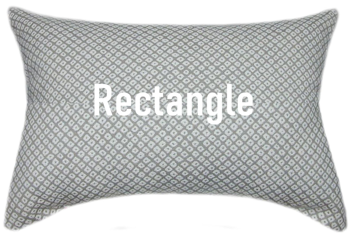 Sunbrella® Shibori Silver Indoor/Outdoor Geometric Pillow