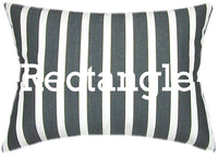 Sunbrella® Shore Classic Indoor/Outdoor Striped Pillow
