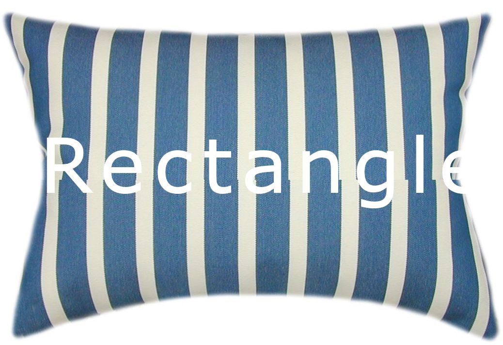 Sunbrella® Shore Regatta Indoor/Outdoor Striped Pillow
