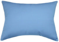 Sunbrella® Canvas Sky Blue Indoor/Outdoor Solid Color Pillow