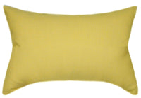 Sunbrella® Spectrum Daffodil Indoor/Outdoor Textured Solid Color Pillow