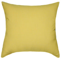 Sunbrella® Spectrum Daffodil Indoor/Outdoor Textured Solid Color Pillow