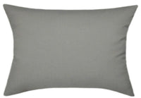 Sunbrella® Spectrum Graphite Indoor/Outdoor Textured Solid Color Pillow
