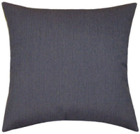 Sunbrella® Spectrum Indigo Indoor/Outdoor Textured Solid Color Pillow