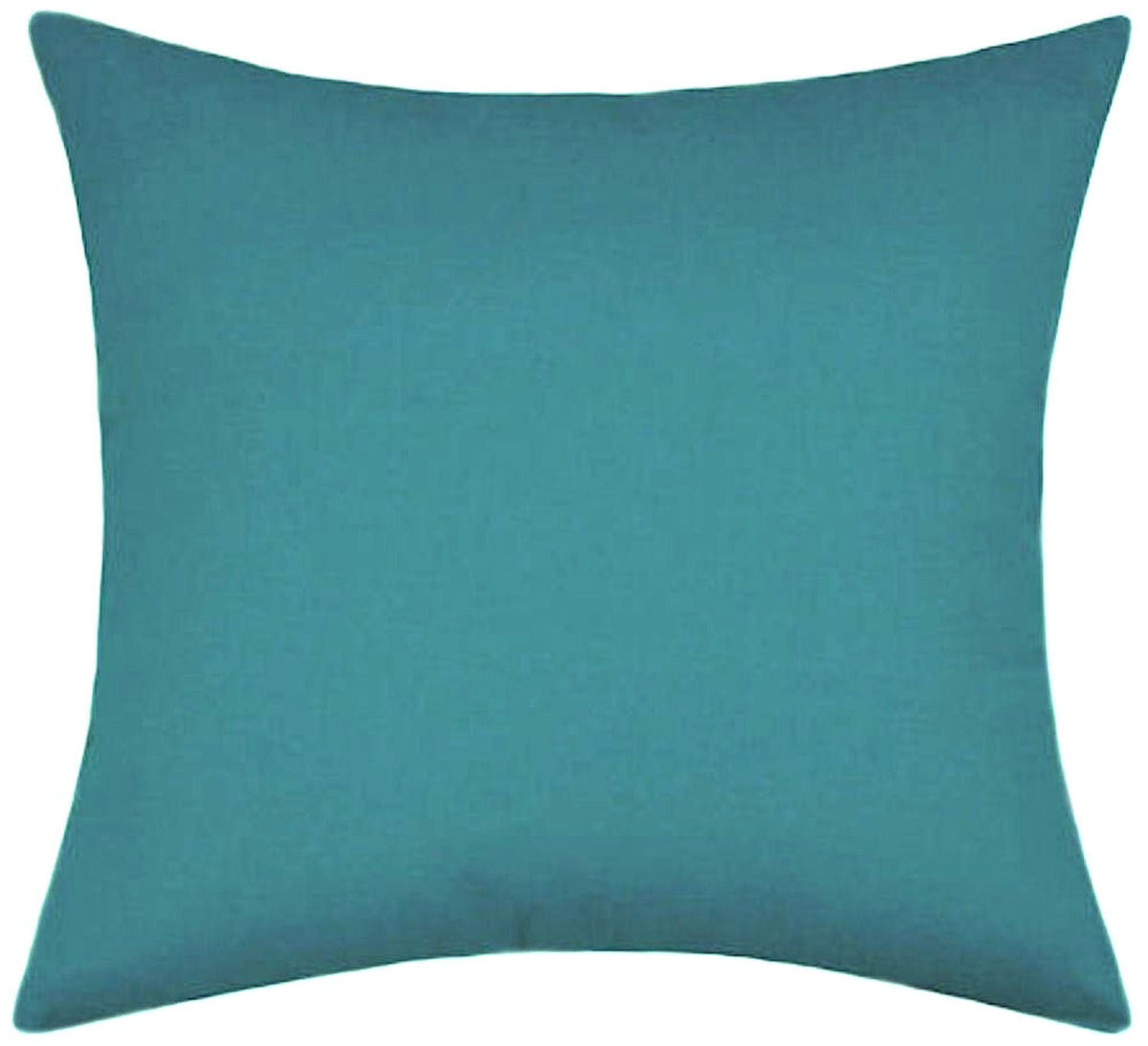 Sunbrella® Canvas Teal Indoor/Outdoor Solid Color Pillow