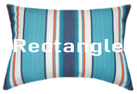 Sunbrella® Token Surfside II Indoor/Outdoor Striped Pillow