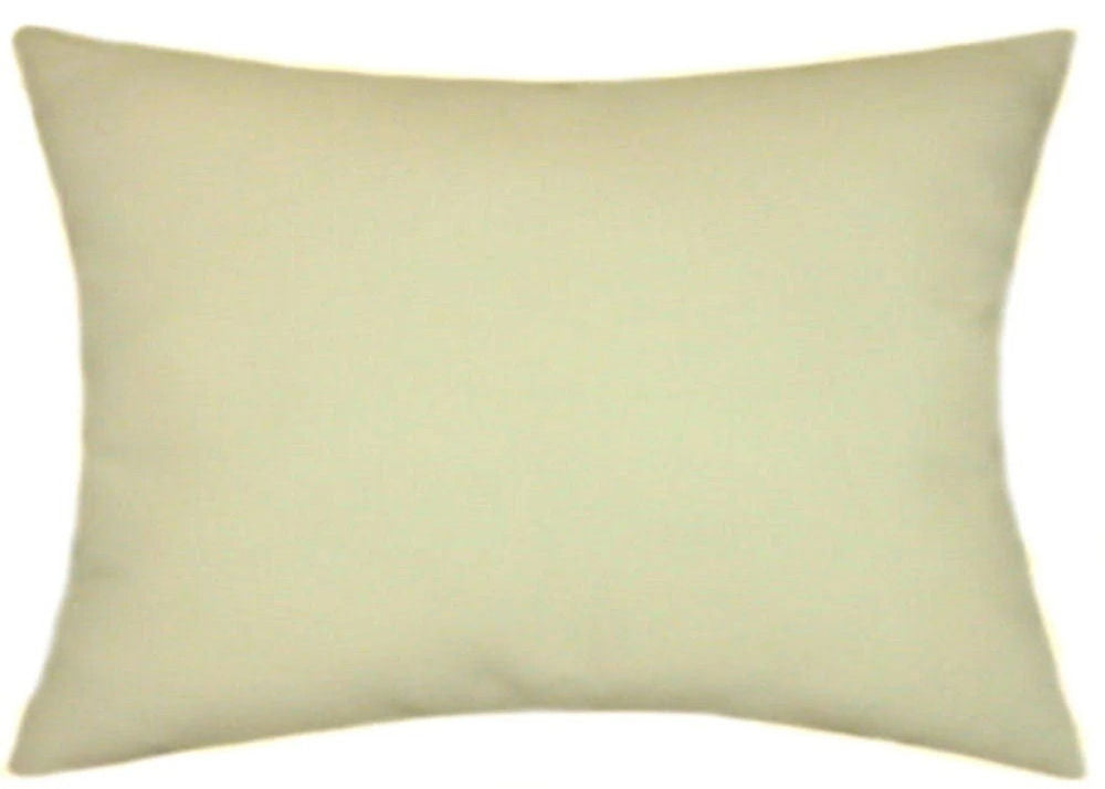 Sunbrella® Canvas Vellum Indoor/Outdoor Solid Color Pillow