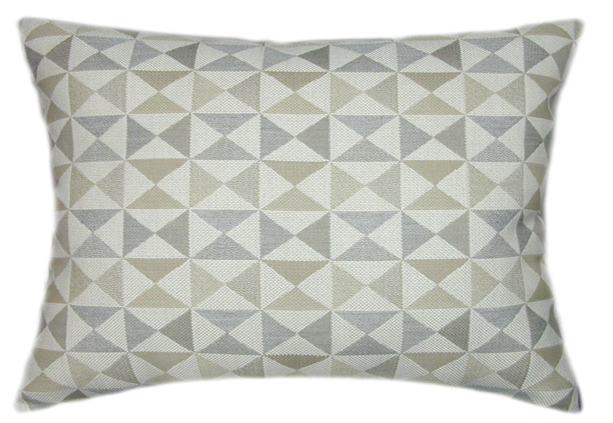 Sunbrella® Array Dune Indoor/Outdoor Geometric Pillow