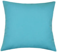 Sunbrella® Canvas Aruba Blue Indoor/Outdoor Solid Color Pillow