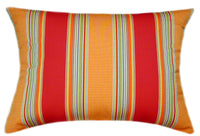 Sunbrella® Bravada Salsa II Indoor/Outdoor Striped Pillow