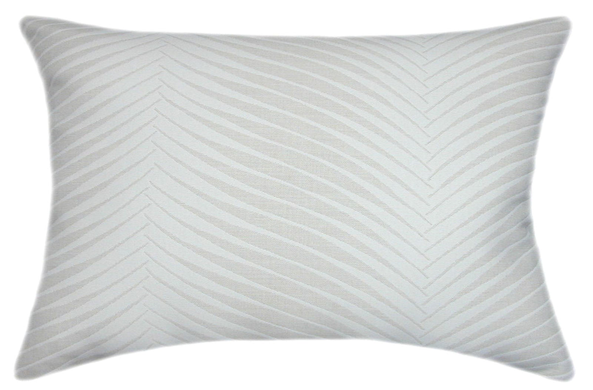 Sunbrella® Clock Out Cloud Indoor/Outdoor Floral Pillow