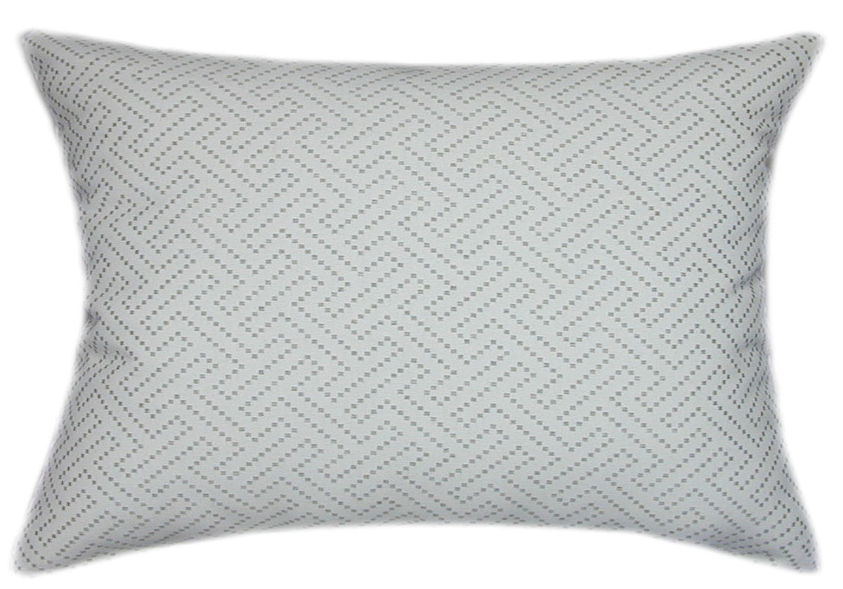 Sunbrella® Crete Cloud Indoor/Outdoor Geometric Pillow
