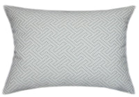 Sunbrella® Crete Cloud Indoor/Outdoor Geometric Pillow
