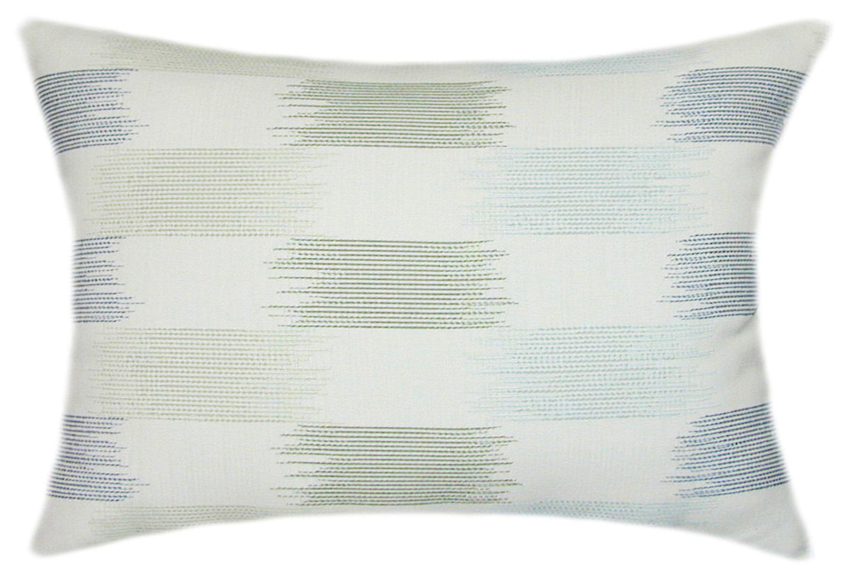 Sunbrella® Dream Mist Indoor/Outdoor Geometric Pillow