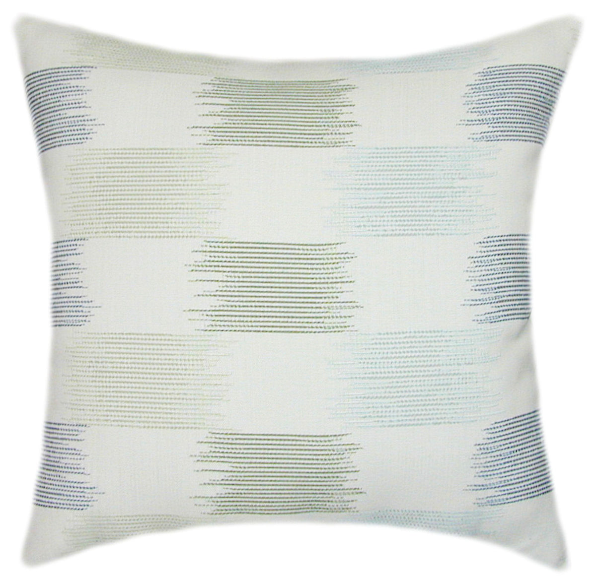 Sunbrella® Dream Mist Indoor/Outdoor Geometric Pillow