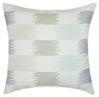 Sunbrella® Dream Mist Indoor/Outdoor Geometric Pillow
