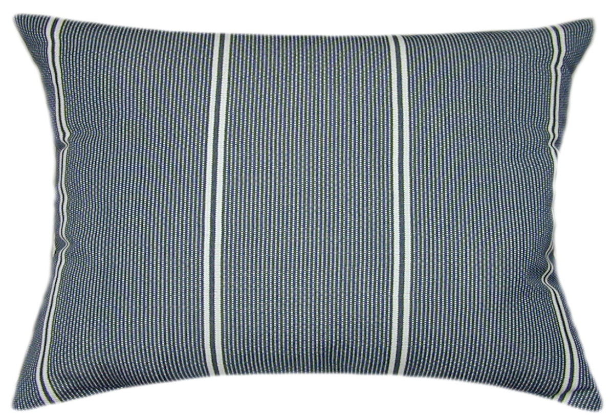Sunbrella® Equal Ink Indoor/Outdoor Striped Pillow