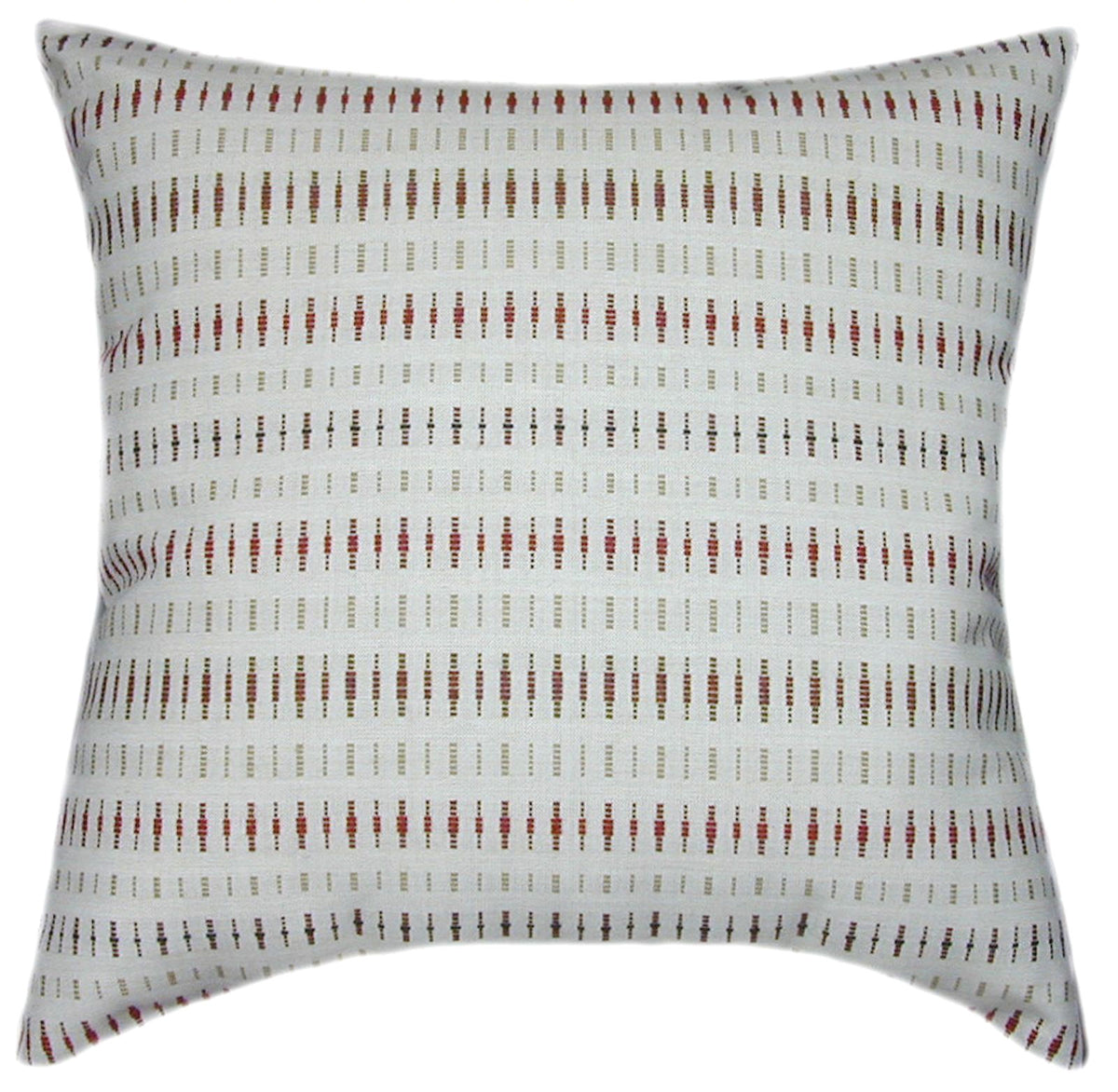 Sunbrella® Esti Crimson Indoor/Outdoor Geometric Pillow