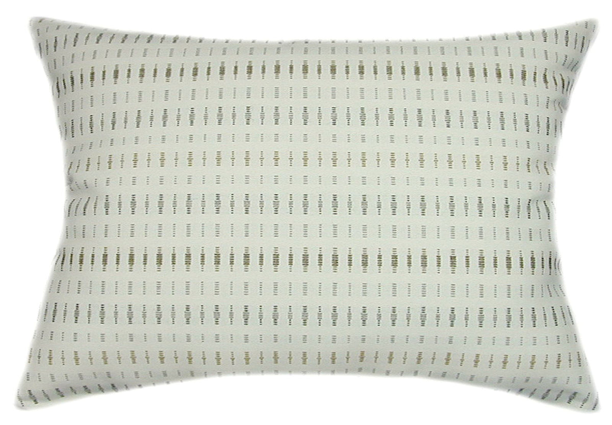 Sunbrella® Esti Limestone Indoor/Outdoor Geometric Pillow