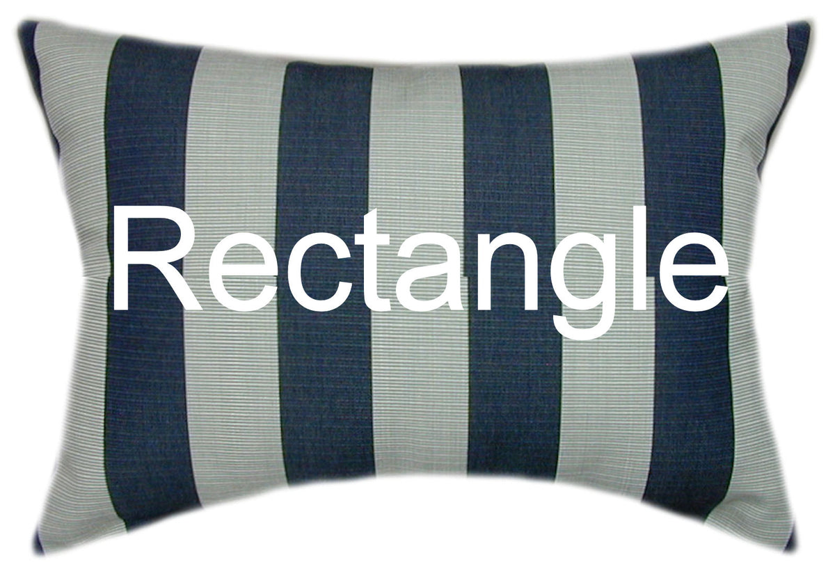 Sunbrella® Expressive Mist Indoor/Outdoor Striped Pillow