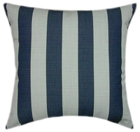 Sunbrella® Expressive Mist Indoor/Outdoor Striped Pillow