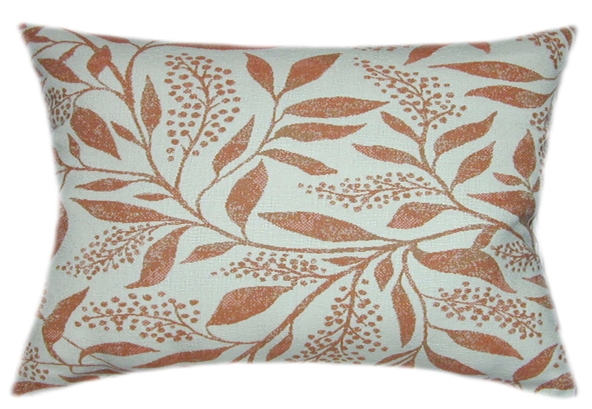 Sunbrella® Exquisite Guava Indoor/Outdoor Floral Pillow