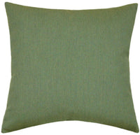 Sunbrella® Canvas Fern Indoor/Outdoor Solid Color Pillow