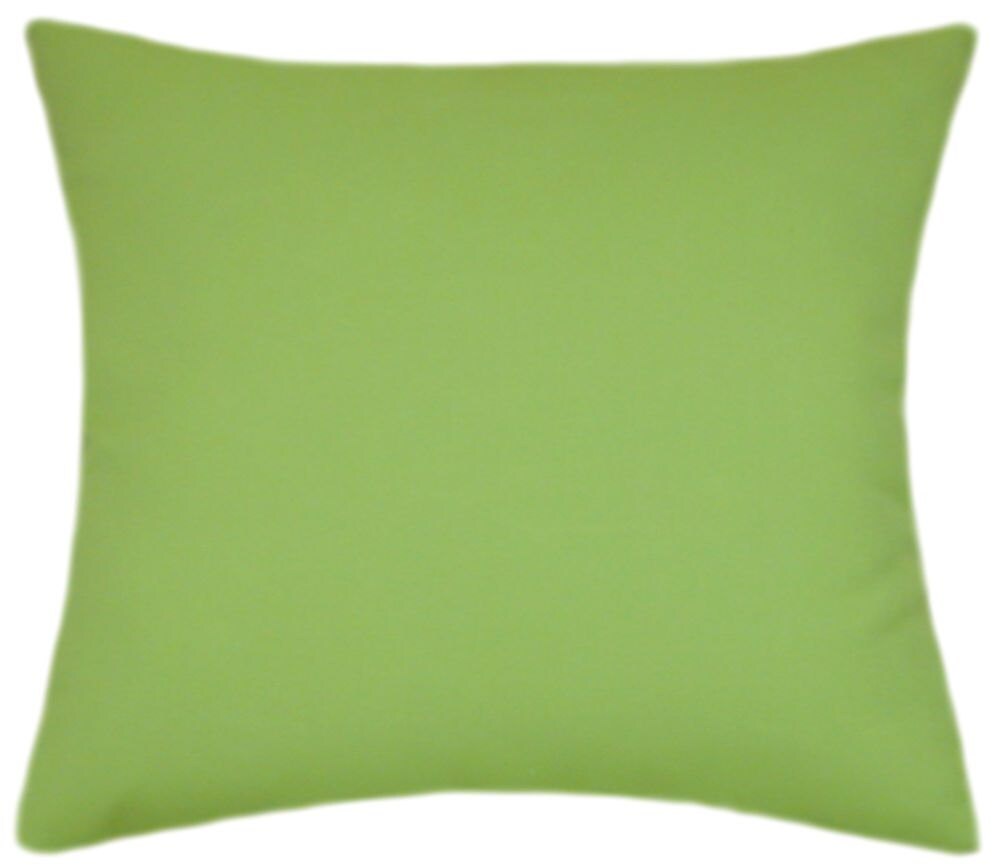 Sunbrella® Canvas Gingko Green Indoor/Outdoor Solid Color Pillow