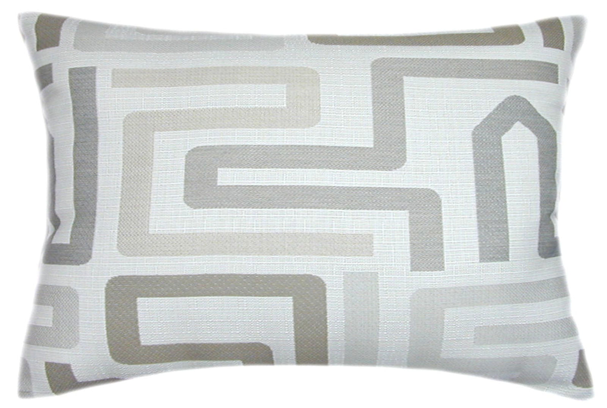 Sunbrella® Labyrinth Cloud Indoor/Outdoor Geometric Pillow