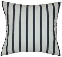 Sunbrella® Lido Indigo Indoor/Outdoor Striped Pillow