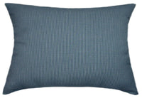 Sunbrella® Lore Lagoon Blue Indoor/Outdoor Geometric Pillow