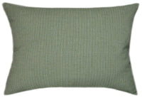 Sunbrella® Lore Moss Green Indoor/Outdoor Geometric Pillow