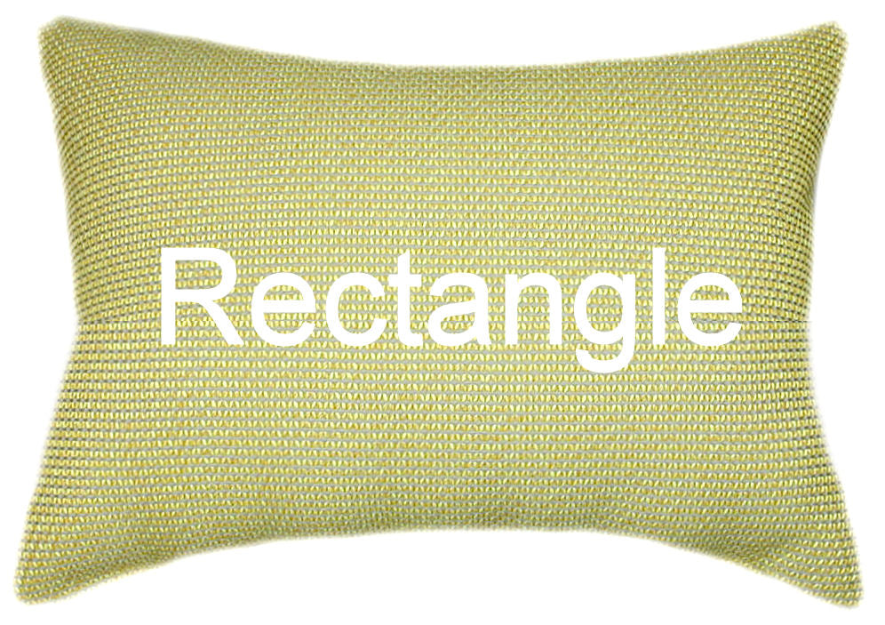 Sunbrella® Majestic Citrine Indoor/Outdoor Geometric Pillow