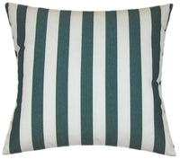 Sunbrella® Mason Forest Indoor/Outdoor Striped Pillow
