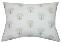 Sunbrella® Mira Sea Salt Indoor/Outdoor Floral Pillow