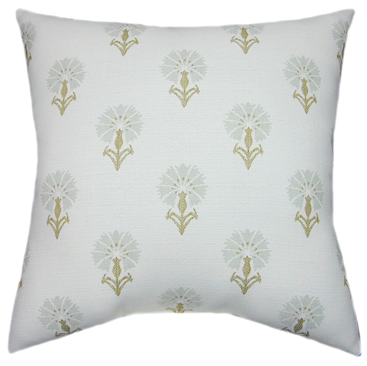 Sunbrella® Mira Sea Salt Indoor/Outdoor Floral Pillow